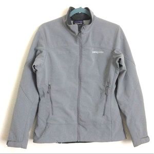 Patagonia Light Gray Full-Zip Fleece Jacket